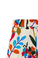 Pantaloni con stampa floreale tropicale astratta image