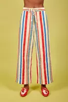 Mixed stripe denim trousers  image