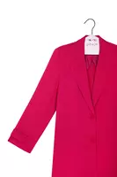 Fuchsia pink overcoat  image