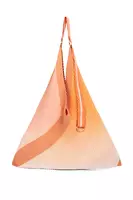 Peach and pale pink ombré pleated bag  image
