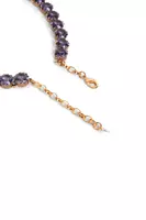 Lavender Crystal Choker Necklace image