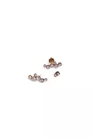 Sparkly curved earrings  image