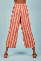 Dusty rose striped trousers  image