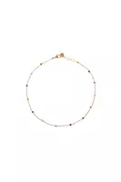 Collana Chocker con perline multicolore image