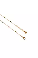 Chocker necklace with soft multicolour beads image