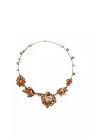 Sparkly honey toned necklace  image