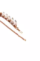 Sparkly clear icicle drop chain necklace image