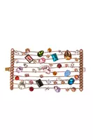 Multicoloured sparkly chain bracelet  image