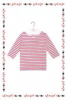 Je m'en fous bespoke marinière with red and white stripes   image