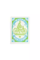 Cyclist Happy Birthday Card  image