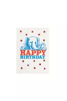 Elephant Happy Birthday Card  image