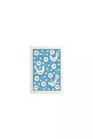 Abstract Floral and Bird Mini Card  image