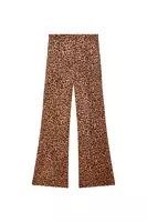 Animalier corduroy trousers image