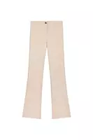 Chalk faux leather trousers  image