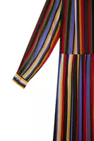 Jewel tone striped dress  image