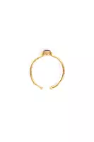 Deep Lavender Teardrop Slim Ring  image