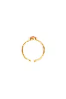 Pale Orange Teardrop Slim Ring  image