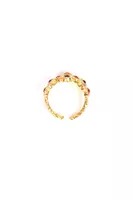 Fire Toned Dot Ring  image