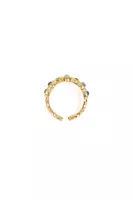 Mint and Grass Green Dot Ring image