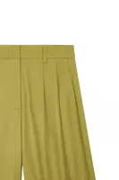 Olive green palazzo trousers  image