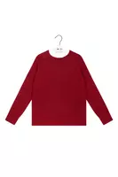 Pomegranate melange sweater  image