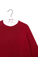 Pomegranate melange sweater  image