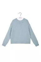 Dusty blue chunky knit sweater  image