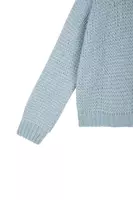 Dusty blue chunky knit sweater  image