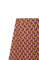 Garnet geometric dash jersey jacquard skirt  image