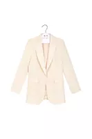 Ivory tailored tuxedo blazer  image