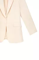 Ivory tailored tuxedo blazer  image