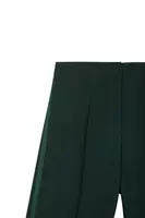 Fir green tailored tuxedo trousers  image