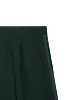 Fir green tailored tuxedo trousers  image