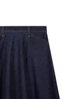 Denim half circle skirt  image