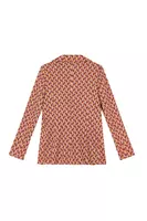 Garnet geometric dash jersey jacquard blazer  image