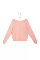 Dusty rose raglan sleeve sweater  image