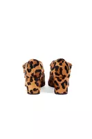 Leopard print pony skin mary janes image