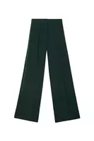 Fir green tailored tuxedo trousers  image