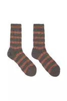 Anthracite grey striped socks  image