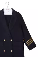 Navy blue naval coat  image