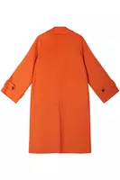 Pumpkin orange duffle coat  image