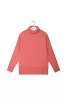 Strawberry pink oversize turtleneck image