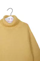 Dusty yellow oversize turtleneck image