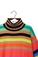 Rainbow stripe turtleneck  image