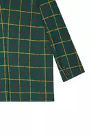 Bottle green check jersey jacquard blazer image