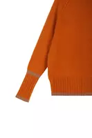 Pumpkin orange cashmere sweater  image