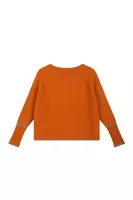 Pumpkin orange cashmere sweater  image