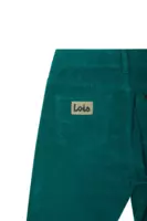 Emerald green fine corduroy trousers  image