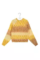 Sunshine yellow degradé knit sweater  image