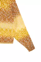 Maglione in maglia degradé giallo sole image